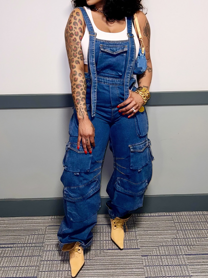 Chic Cargo Jumpsuit