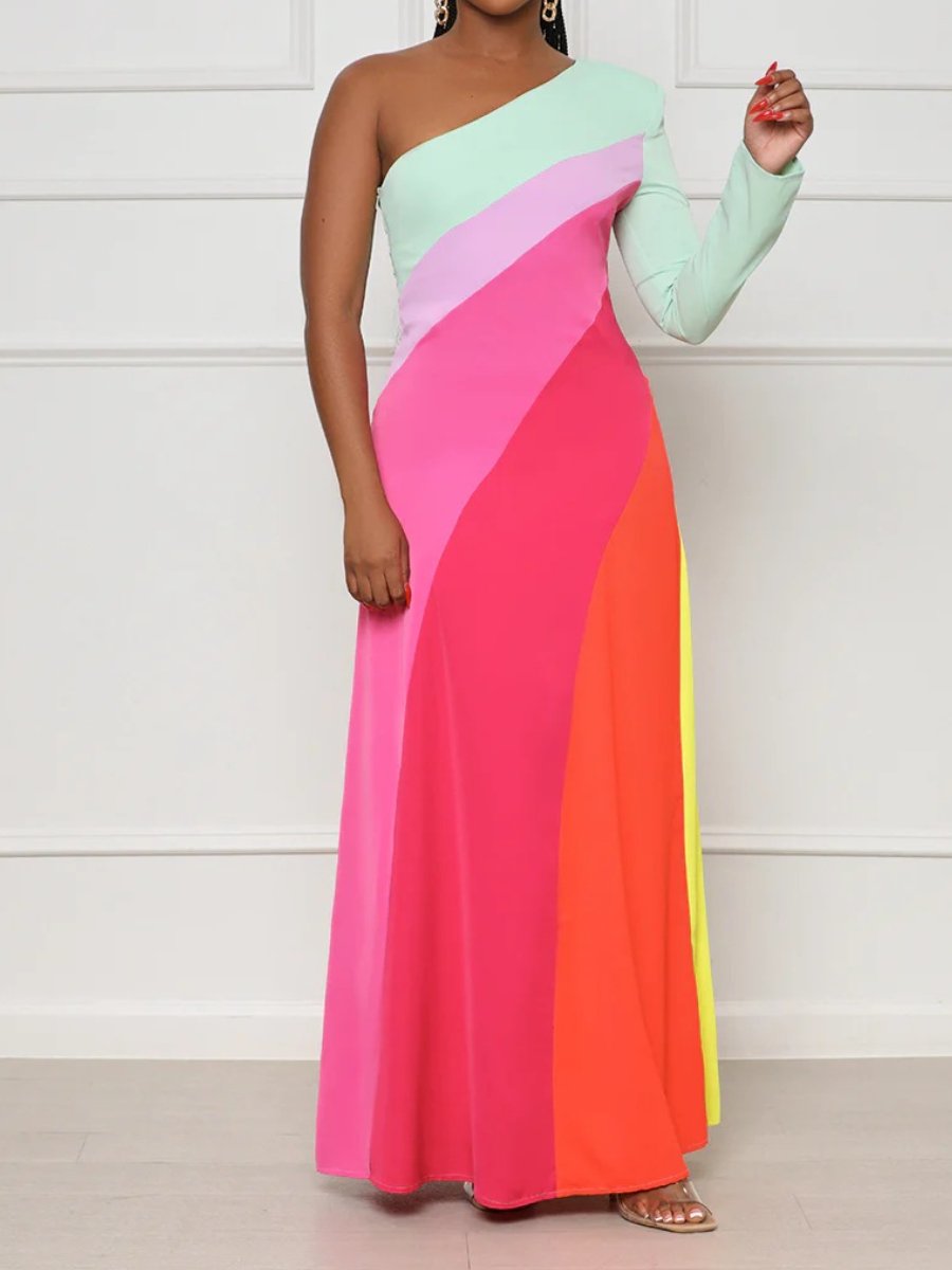 The Rainbow Maxi Dress