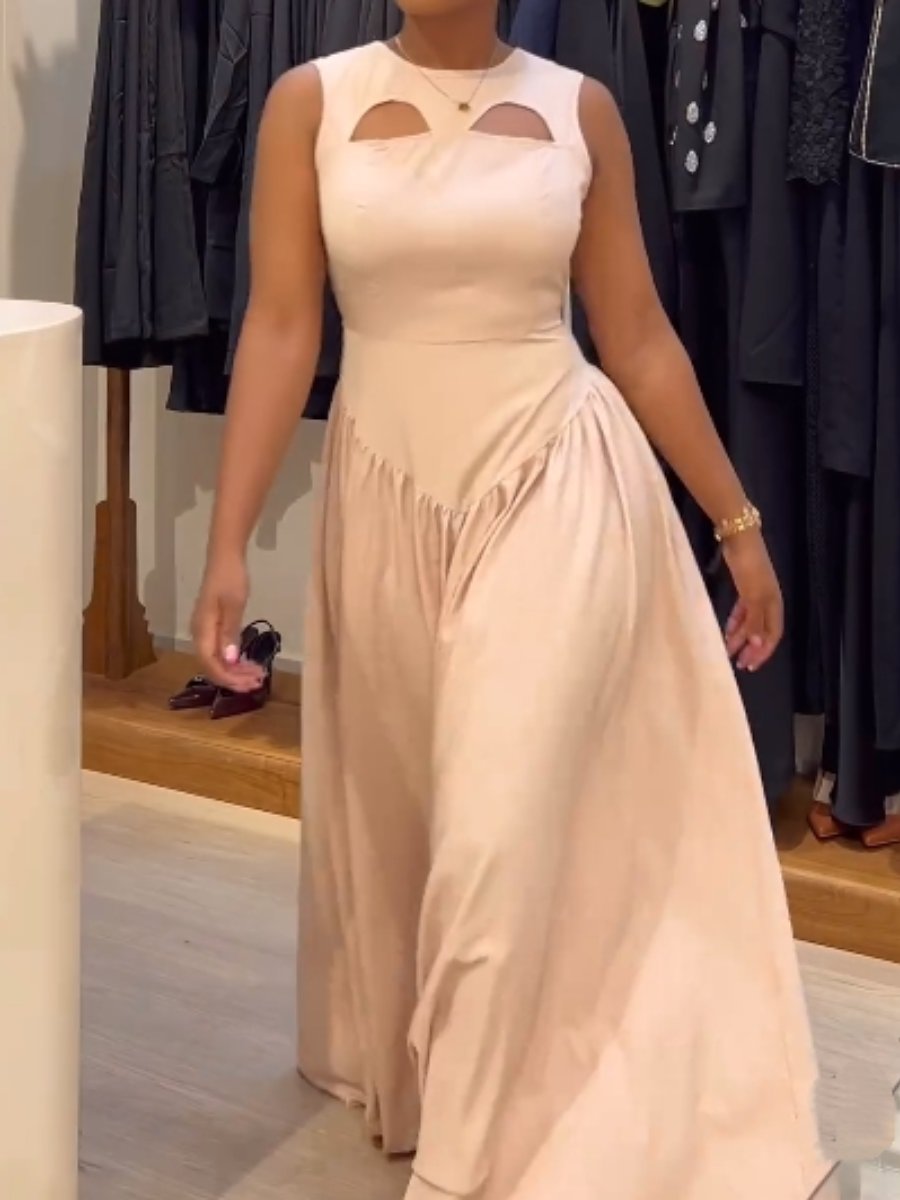 Stylish Sleeveless Maxi Dress