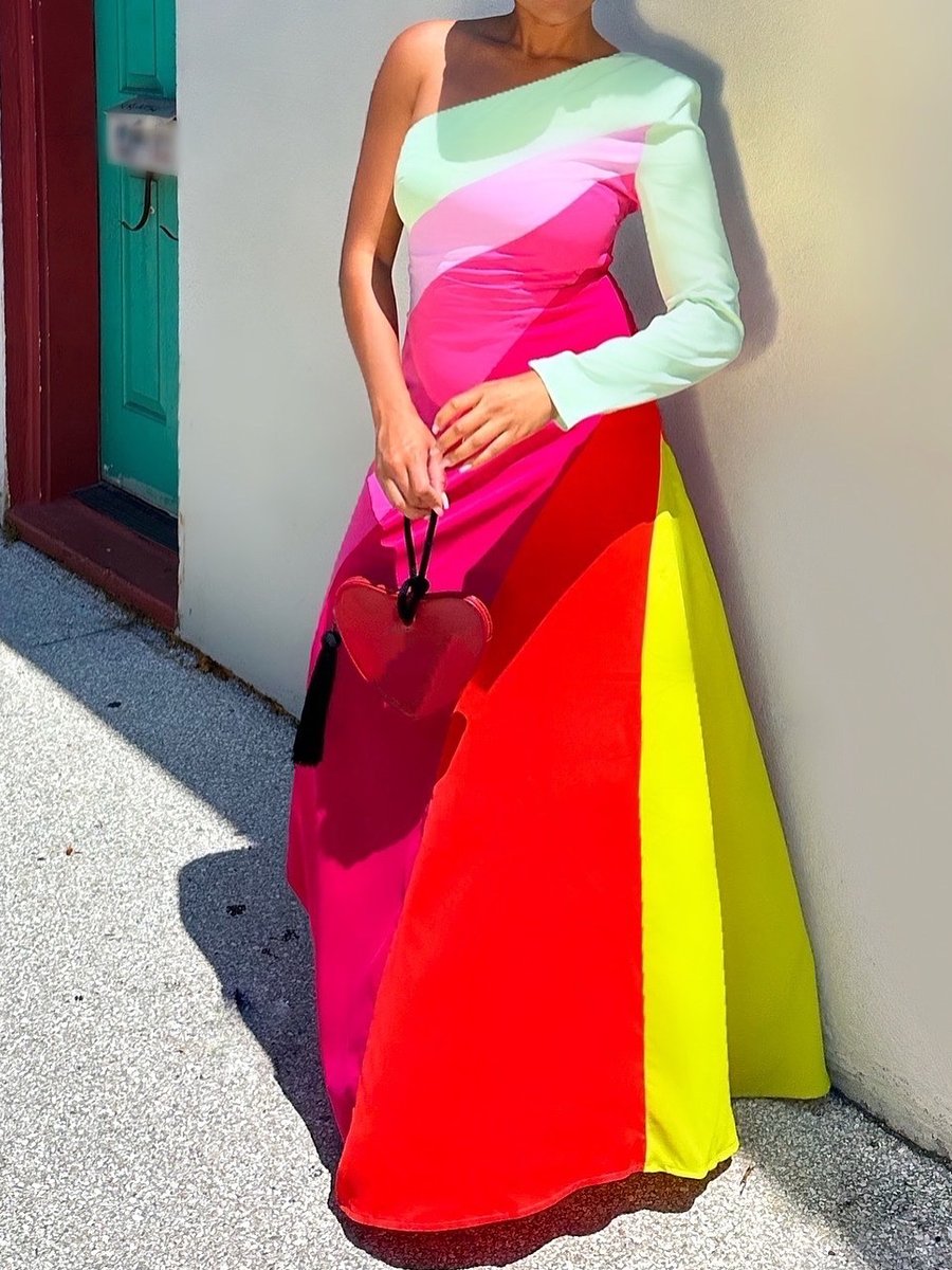 The Rainbow Maxi Dress