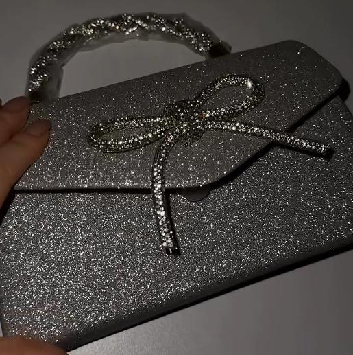 Sparkly Bow Handbag